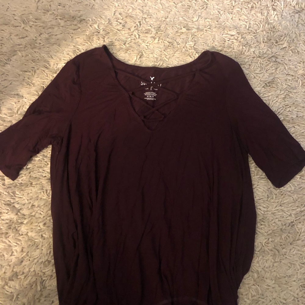 American Eagle Lace front top